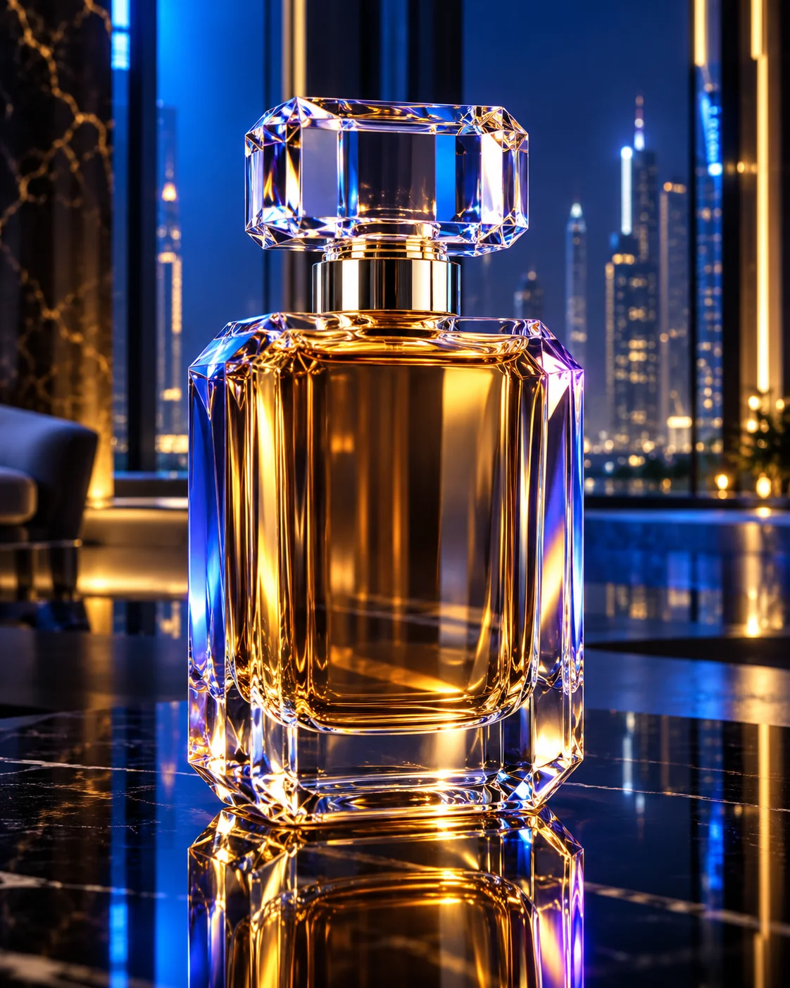 AI campaign concept: fragrance