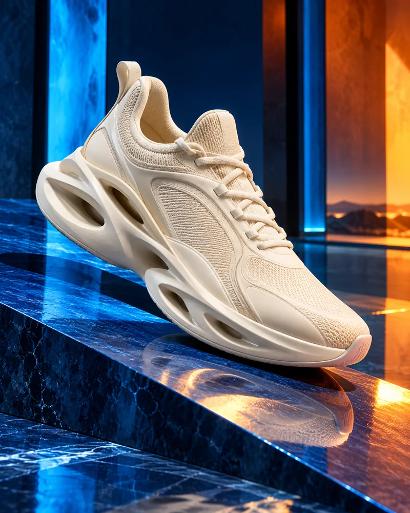 AI campaign concept: footwear